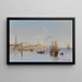 Vista de Venecia - Karl Kaufmann — cuadro enmarcado en la pared