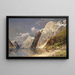 grande paisaje de fiordo - Karl Kaufmann — cuadro enmarcado en la pared