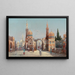 Animación en una ciudad oriental - Karl Kaufmann — cuadro enmarcado en la pared