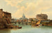 Rome, view of Castel Sant'Angelo - Karl Kaufmann — artwork view