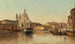 Venice, Grand Canal with view of Santa Maria della Salute - Karl Kaufmann — artwork view