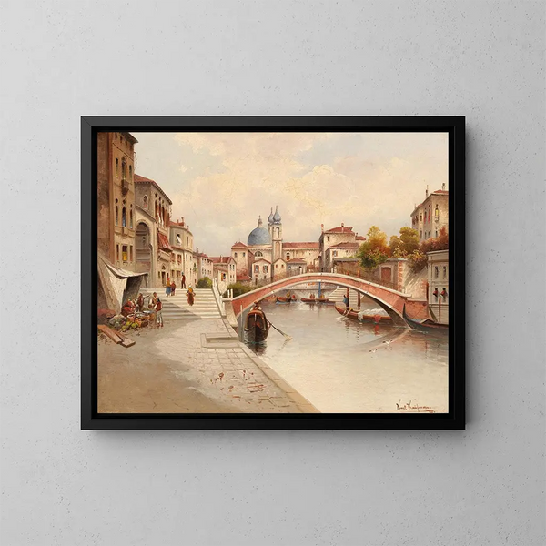 Motivo veneciano II - Karl Kaufmann — cuadro enmarcado en la pared