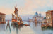 Venecia, vista de Santa Maria della Salute - Karl Kaufmann — vista de la obra