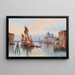 Venecia, vista de Santa Maria della Salute - Karl Kaufmann — cuadro enmarcado en la pared