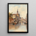 Canal Reggio en Venecia - Karl Kaufmann — cuadro enmarcado en la pared