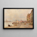 Venecia Riva dei Sette Martiri - Karl Kaufmann — cuadro enmarcado en la pared