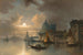 Venice, a moonlit night in the Bacino - Karl Kaufmann — artwork view