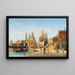 Venecia, vista de Santa Maria della Salute - Karl Kaufmann — cuadro enmarcado en la pared