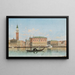 Venecia, vista de la columna de San Marcos - Karl Kaufmann — cuadro enmarcado en la pared