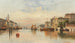 Venise, vista de un canal - Karl Kaufmann — vista de la obra