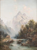 Arroyo salvaje en las montañas - Karl Kaufmann — vista de la obra