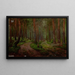Landscape Forest Painting - Karl Klopfer — framed artwork on a wall