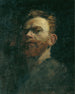 Self-portrait painting - Karl Köpping — artwork view