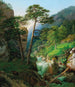 Gran paisaje con agua que fluye - Karl Lintzbauer — vista de la obra