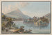 Vista de la isla de Schwanau en el lago de Lowerz - Karl Ludwig Zehender — vista de la obra