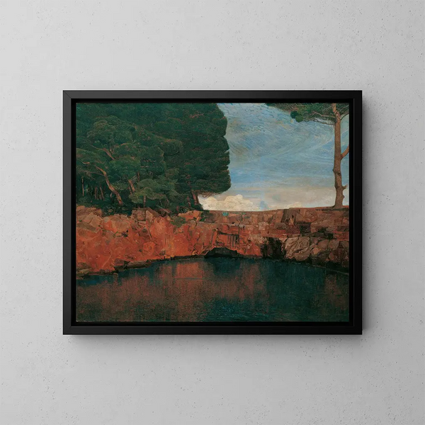 Soledad - Karl Mediz — cuadro enmarcado en la pared