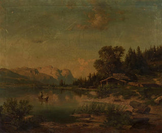 Karl Mller - Lake in the mountains.webp