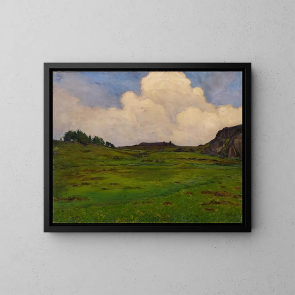 Escena de Tjrn - Karl Nordström — cuadro enmarcado en la pared
