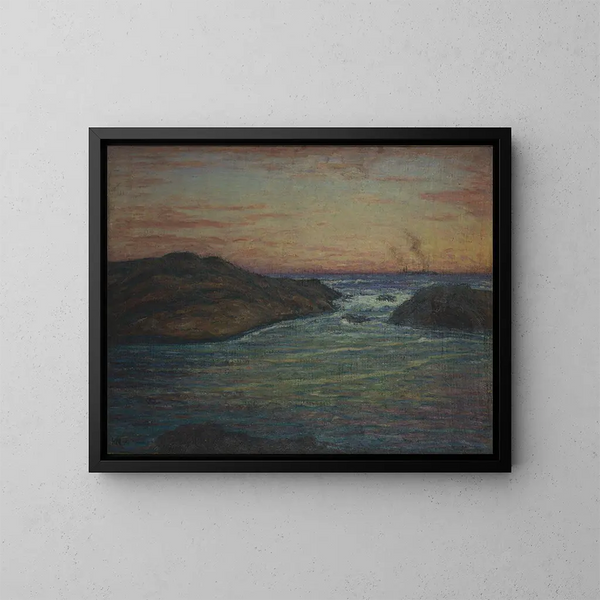 El Surf - Karl Nordström — cuadro enmarcado en la pared