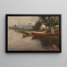 Idilio en el Chiemsee - Karl Raupp — cuadro enmarcado en la pared