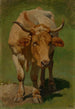 Vache tachetée brun clair et blanc - Karl Roux — vista de la obra
