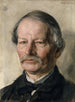 Retrato del poeta Gustav Freytag - Karl Stauffer-Bern — vista de la obra