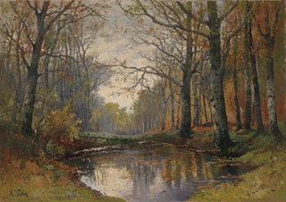 Karl Vikas - Herbstliche Waldlandschaft.webp
