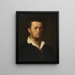 Emil Lugo painting at age 25 - Karl Wagner — framed artwork on a wall