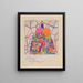 Structure II - Karl Wiener — cuadro enmarcado en la pared