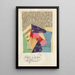 Paper Construction Painting - Karl Wiener — framed artwork on a wall