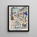my life 50 sheets IX - Karl Wiener — framed artwork on a wall