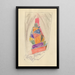 Construcción colorida - Karl Wiener — cuadro enmarcado en la pared