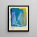 Color Studies 10 sheets IV - Karl Wiener — framed artwork on a wall