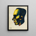 Study of the head in profile 10 sheets Graz I - Karl Wiener — framed artwork on a wall