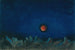 Sin título Luna roja sobre paisaje de escombros - Karl Wiener — vista de la obra