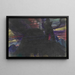 Untitled Painting by Die 150 Sheets XXII - Karl Wiener — framed artwork on a wall