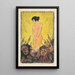 Sin título figura femenina desnuda - Karl Wiener — cuadro enmarcado en la pared