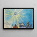 Eclipse solar y aniversario de la madre - Karl Wiener — cuadro enmarcado en la pared