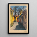 Banlieue VI - Karl Wiener — framed artwork on a wall