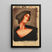 Mujer II - Karl Wiener — cuadro enmarcado en la pared