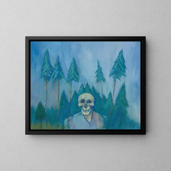 À quoi bon s'inquiéter - Karl Wiener — framed artwork on a wall