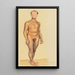Nu masculino VI - Karl Wiener — cuadro enmarcado en la pared