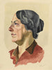 Retrato de mujer - Karl Wiener — vista de la obra