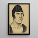 Retrato femenino IV - Karl Wiener — cuadro enmarcado en la pared