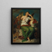 Allégorie de l'art. Project for the frescoes of the Hall of Fame and adjacent rooms in Vienna. - Karl von Blaas — framed artwork on a wall