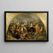 The victory of the Austrian army over the Swedes at Nördlingen 1634 - Karl von Blaas — framed artwork on a wall