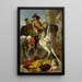 L'assaut de Buda 1686 - Karl von Blaas — framed artwork on a wall