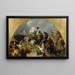 The Battle of Turin 1706 - Karl von Blaas — framed artwork on a wall