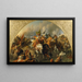 The Battle of Zenta 1697 - Karl von Blaas — framed artwork on a wall