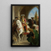 Charles III's Entry into Madrid in 1710 - Karl von Blaas — framed artwork on a wall